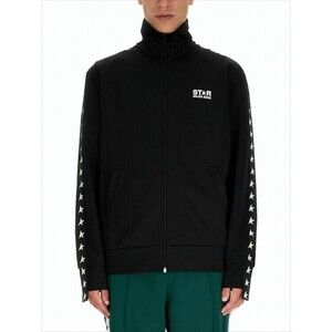 Golden Goose Zip-Up Jacket With Star Prints And Logo - NWT